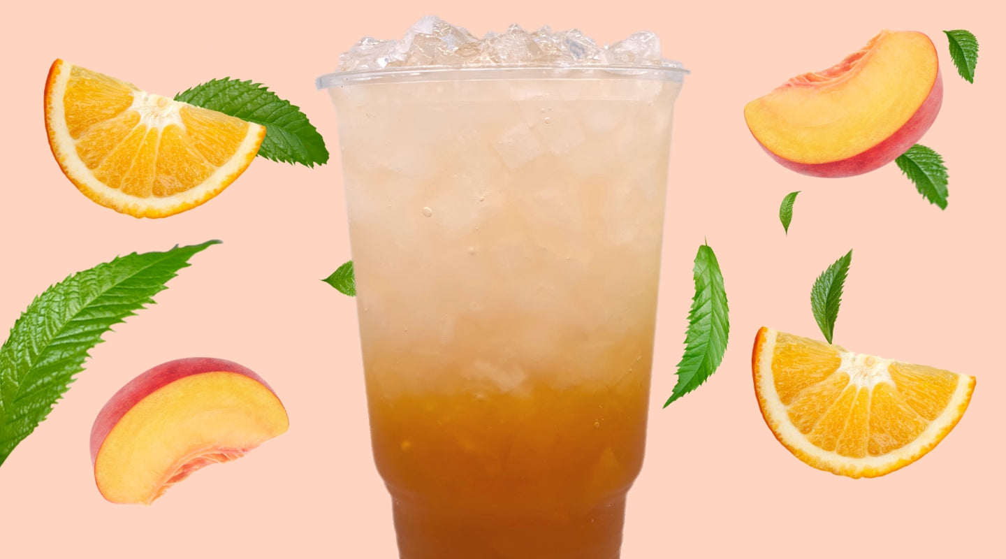 make peach loaded teas