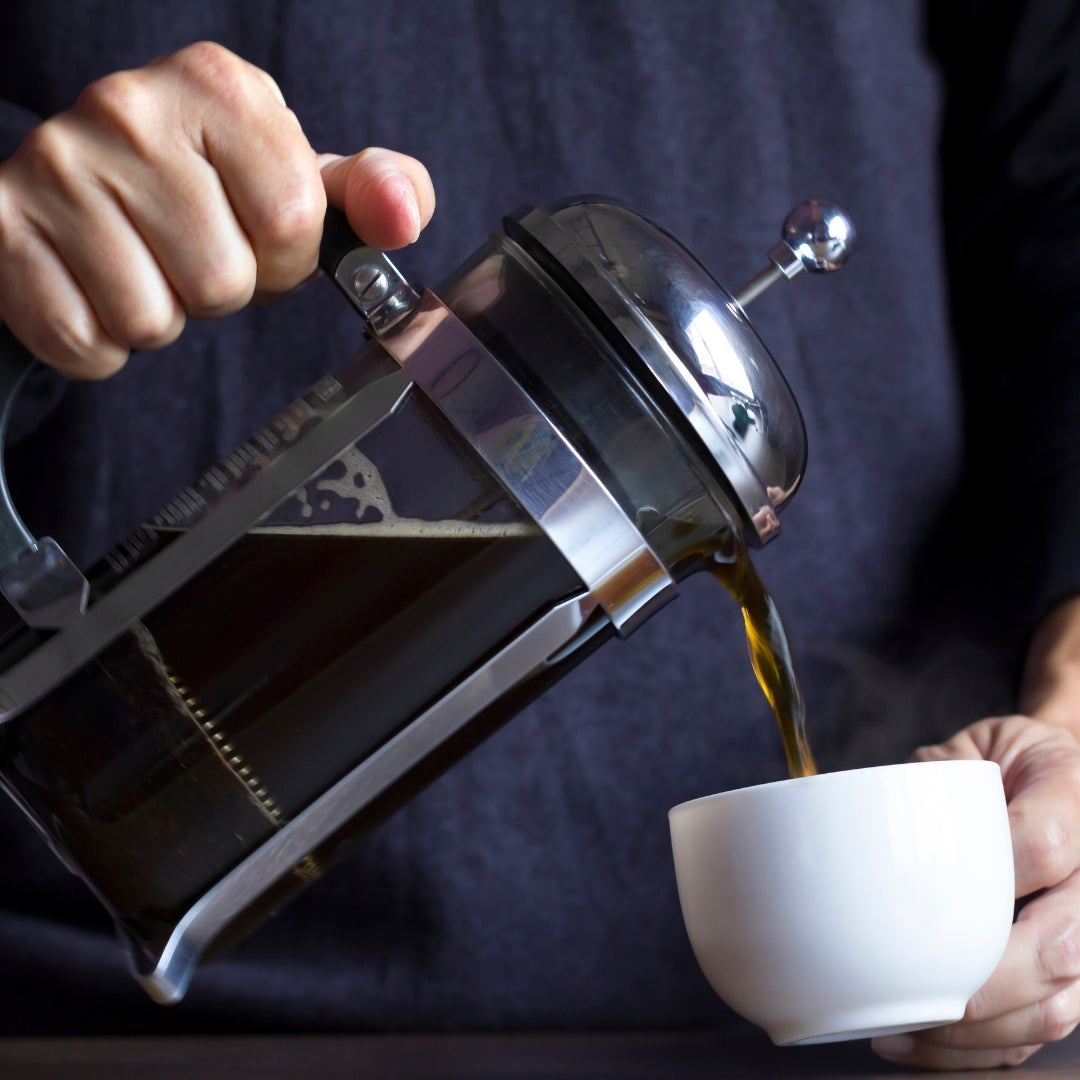 How do you make coffee with a French press?