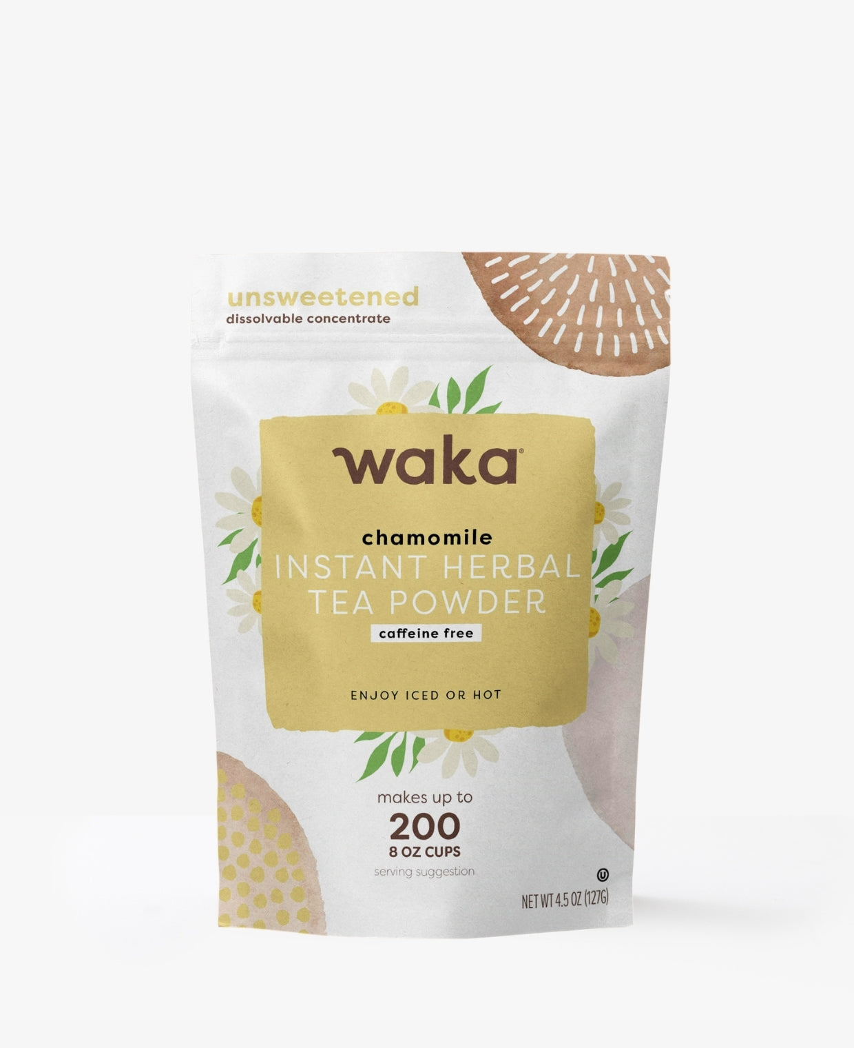 Waka Chamomile Herbal Instant Tea, 4.5 oz pouch