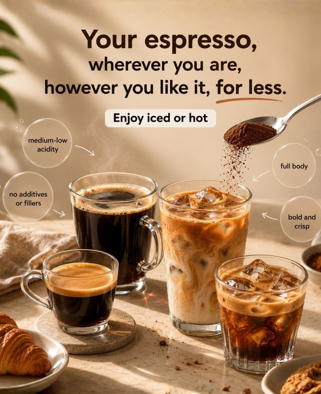 Colombian Premium Instant Espresso - 3.5 oz Bulk Pouch