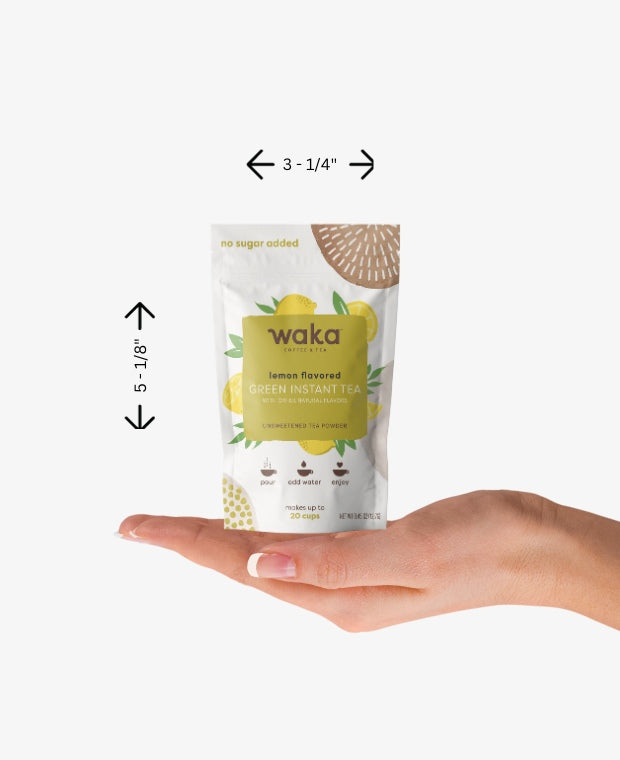 Unsweetened Lemon Flavored Green Instant Tea - Travel/Sample Packet