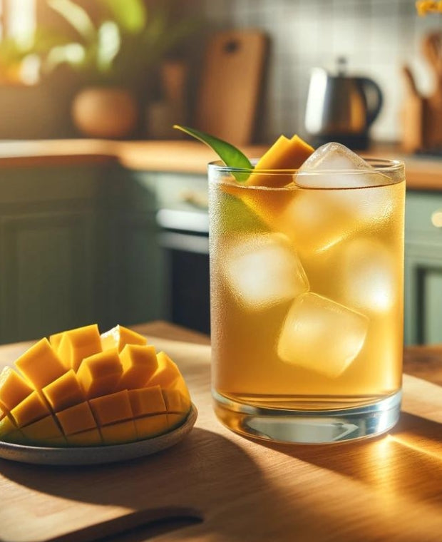 Unsweetened Mango Flavored Green Instant Tea - Travel/Sample Packet