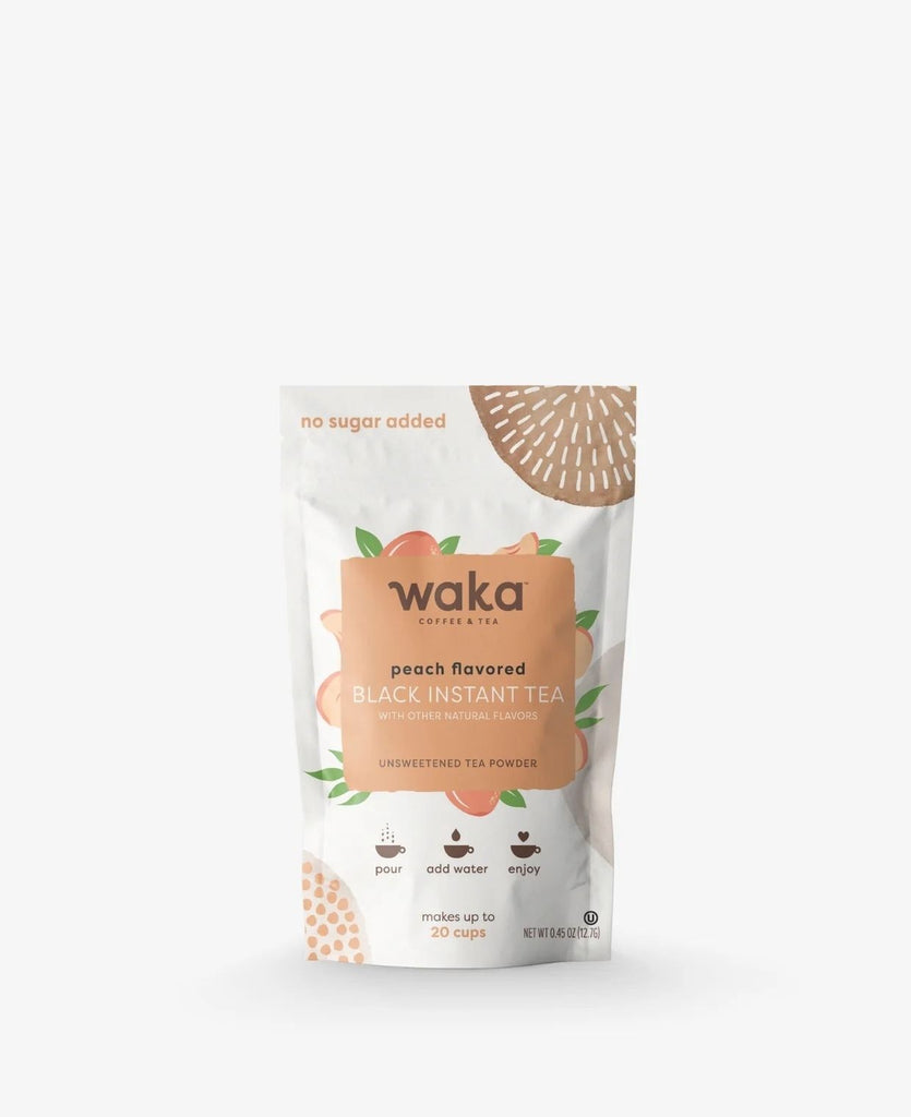 Unsweetened Peach Flavored Black Instant Tea - Travel/Sample Packet