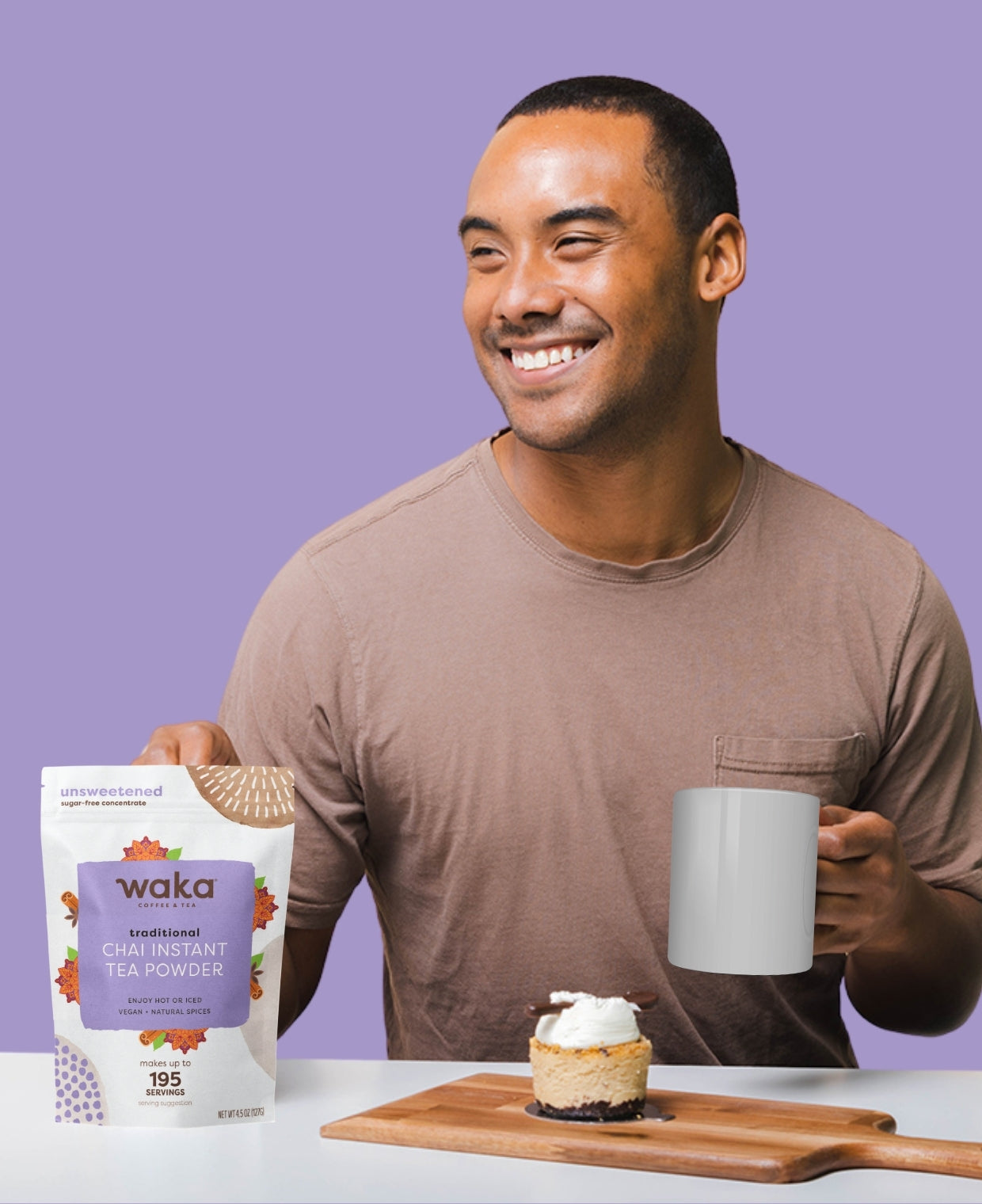 Unsweetened Vegan Traditional Instant Chai - 4.5 oz Pouch