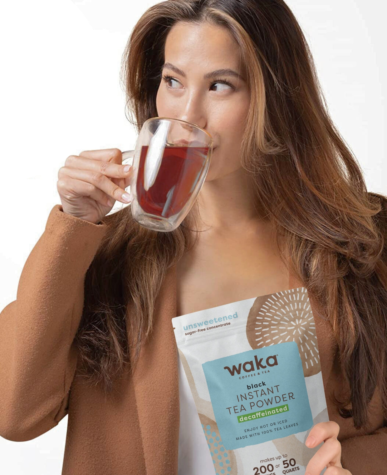 Unsweetened and Unflavored Decaf Black Instant Tea Pouch - 4.5 oz Pouch