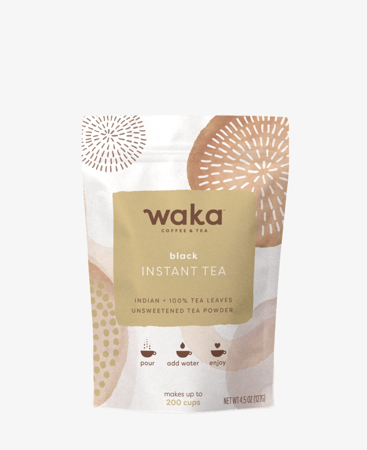 Instant Indian Tea Waka | Indian Black Instant Tea 4.5 oz Bag