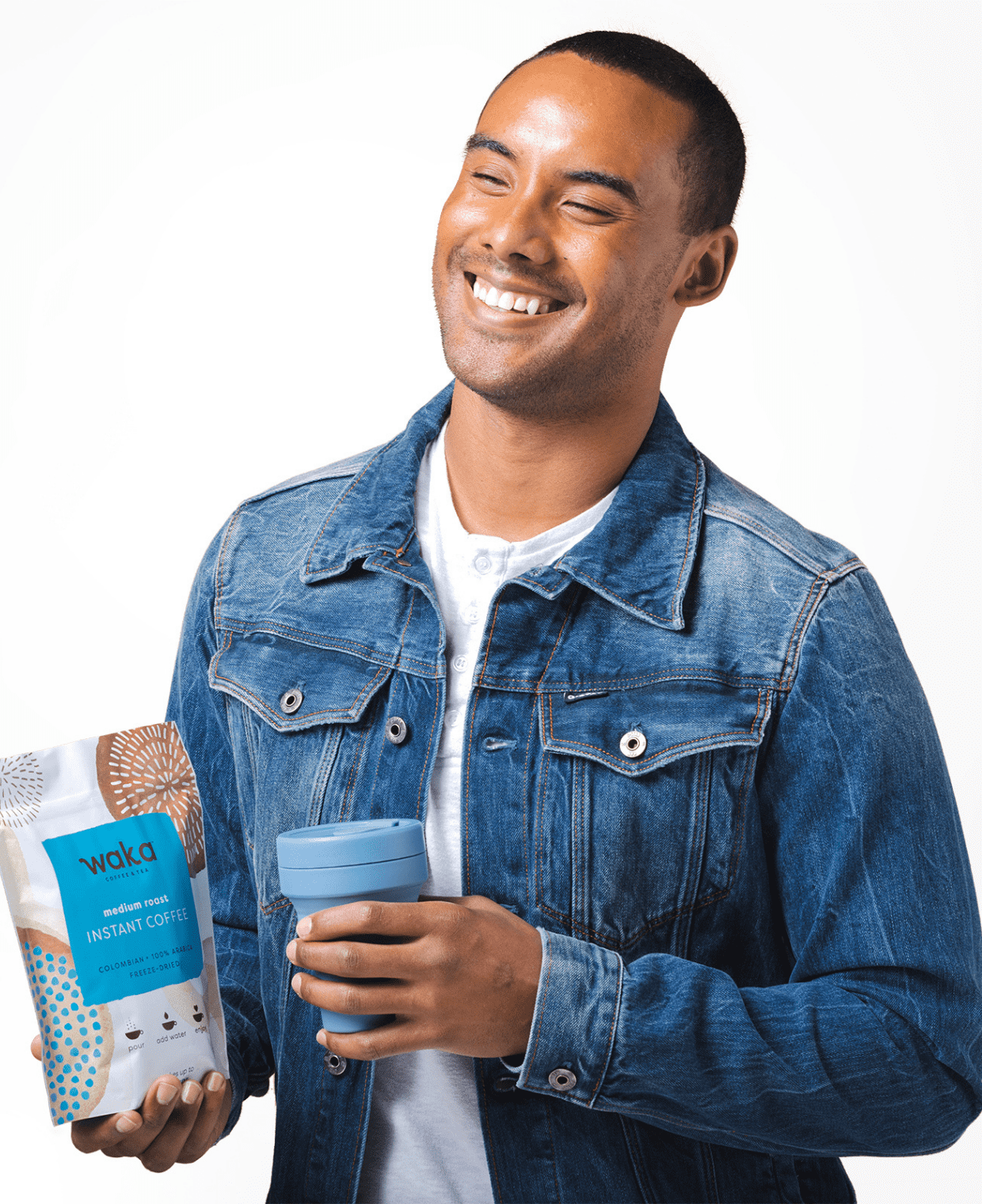 Waka | Medium Roast Colombian Instant Coffee 8 oz Pouch