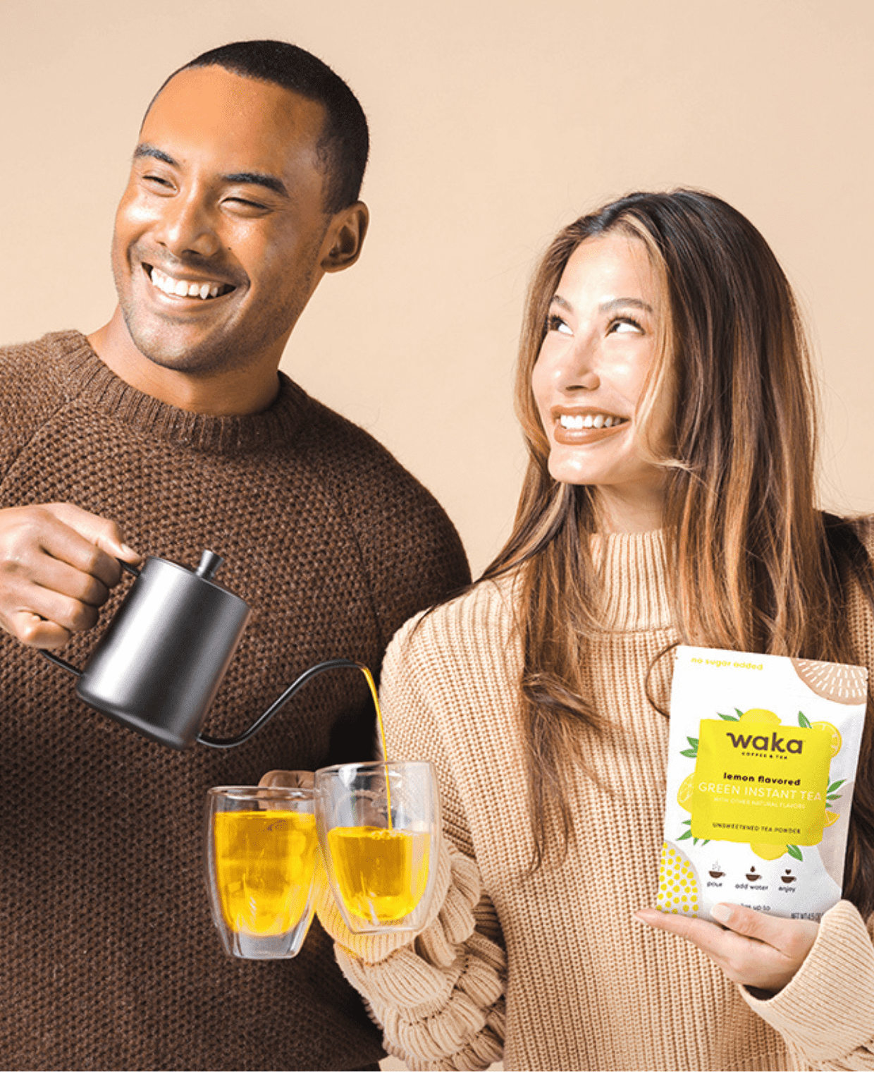 Unsweetened Lemon Flavored Green Instant Tea - 4.5 oz Pouch