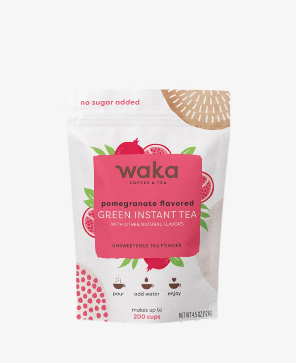 Unsweetened Pomegranate Flavored Green Instant Tea 4.5 oz Bag