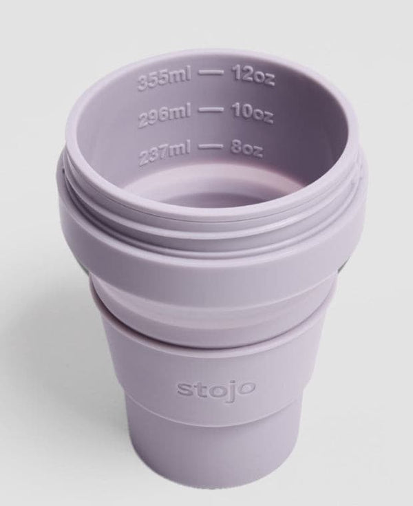 12 oz Collapsible Coffee Cup by Stojo - Lilac