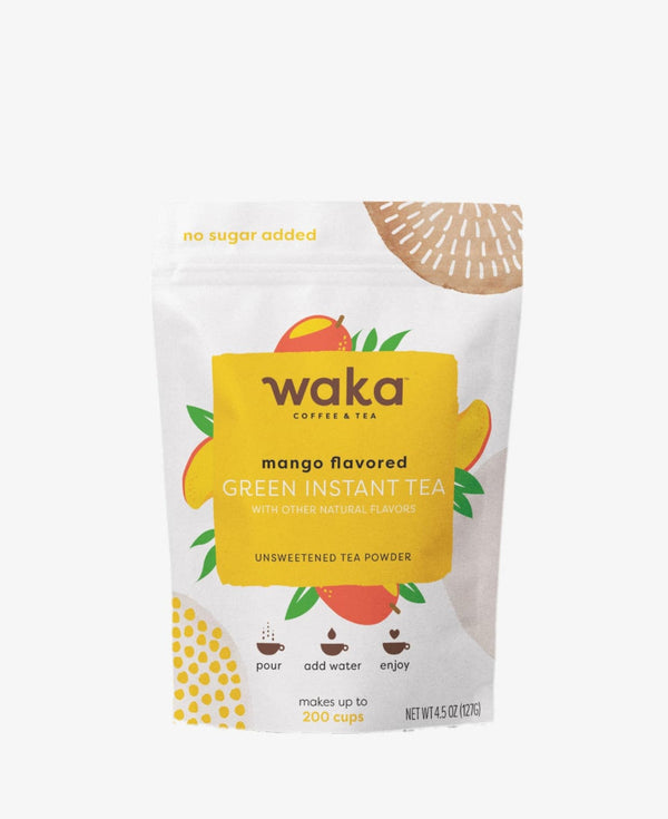 Unsweetened Mango Flavored Green Instant Tea 4.5 oz Bag