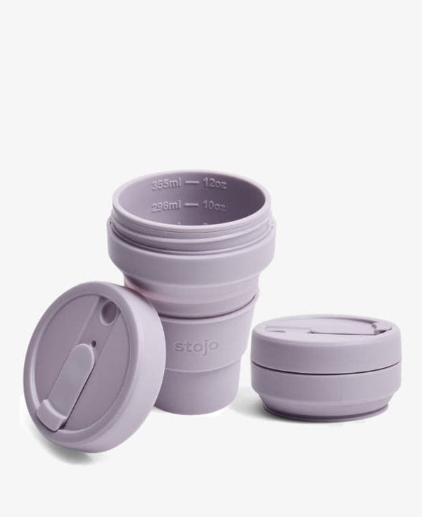 12 oz Collapsible Coffee Cup by Stojo - Lilac